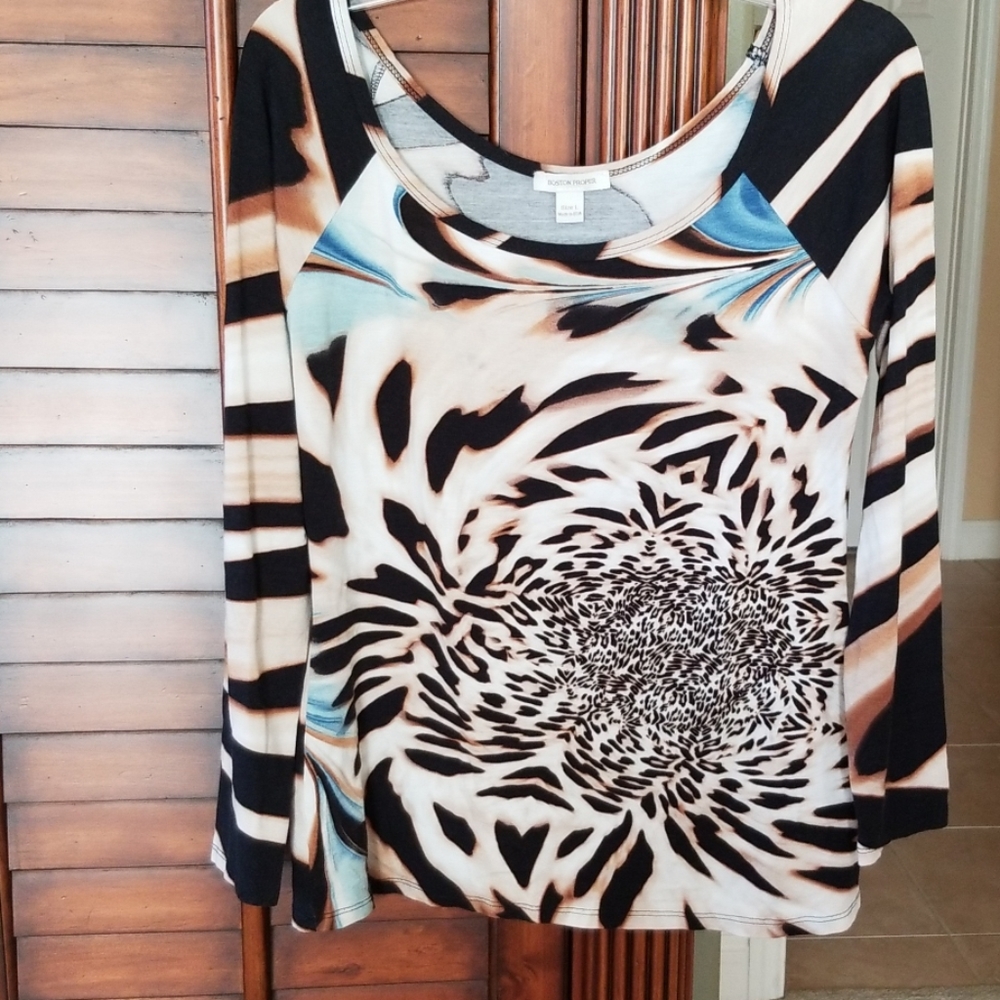 Boston Proper long sleeve top L